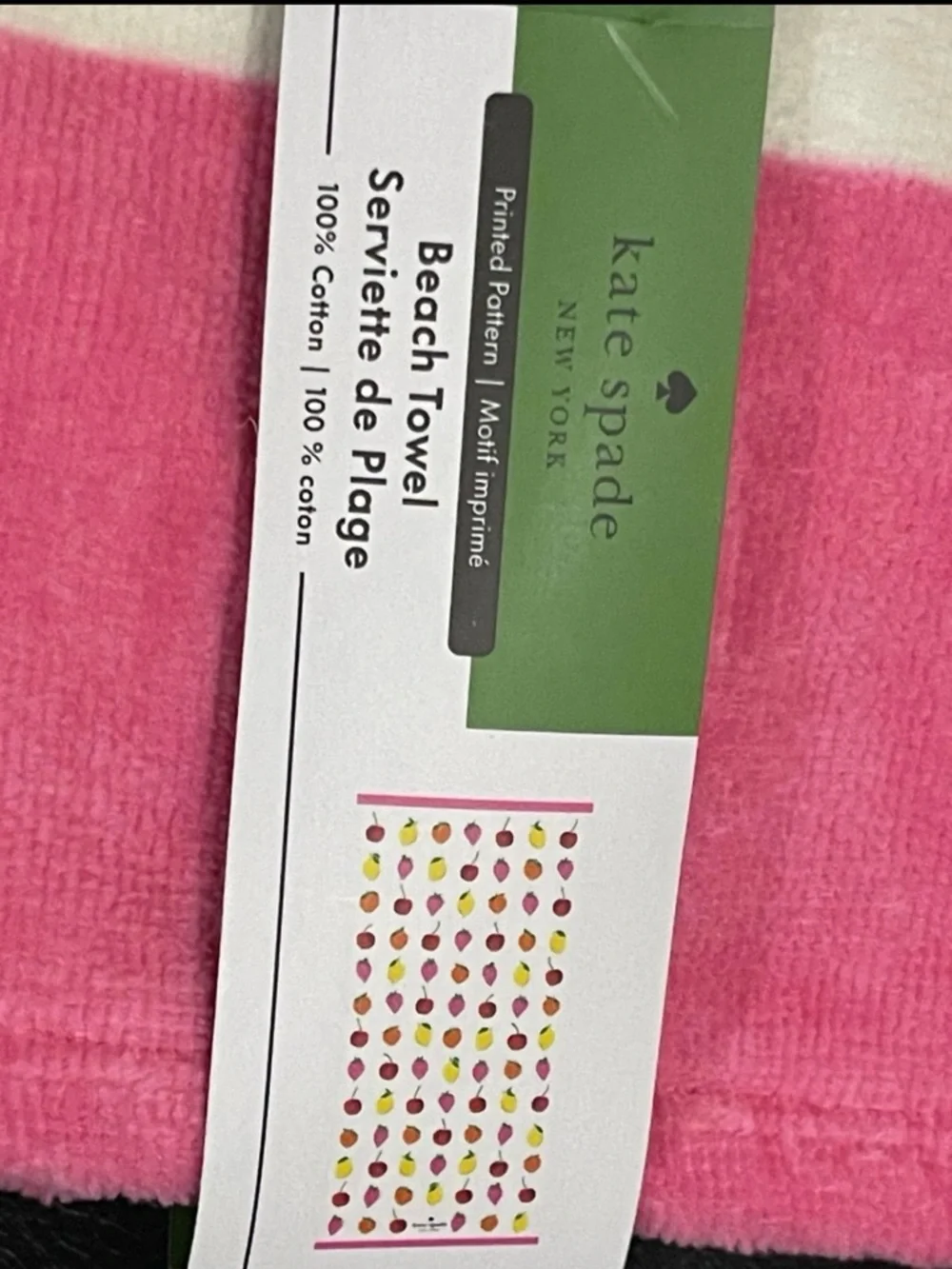 Kate Spade Beach Towel - Kate Spade Fruits Beach Towel